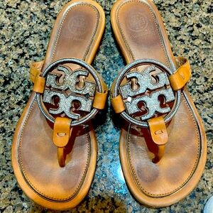 Tory Burch Miller sandals.